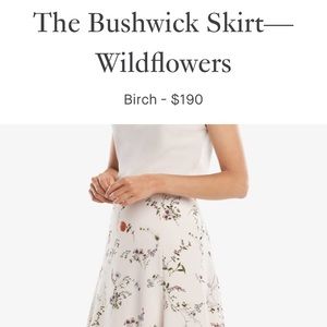 MM LaFleur Bushwick Wildflower skirt NWT